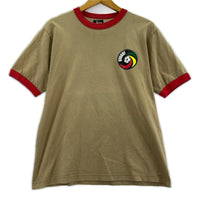 半袖Tシャツ 90s ラスタ リンガーT BEG (S) S ブラウン