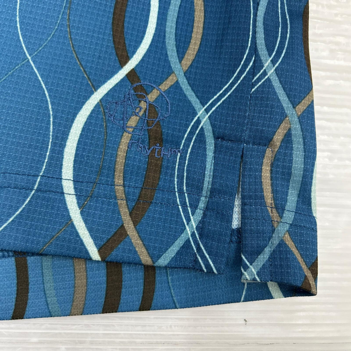 半袖シャツ 00s Rhythm Inyo Shirt BLU (M) M ブルー