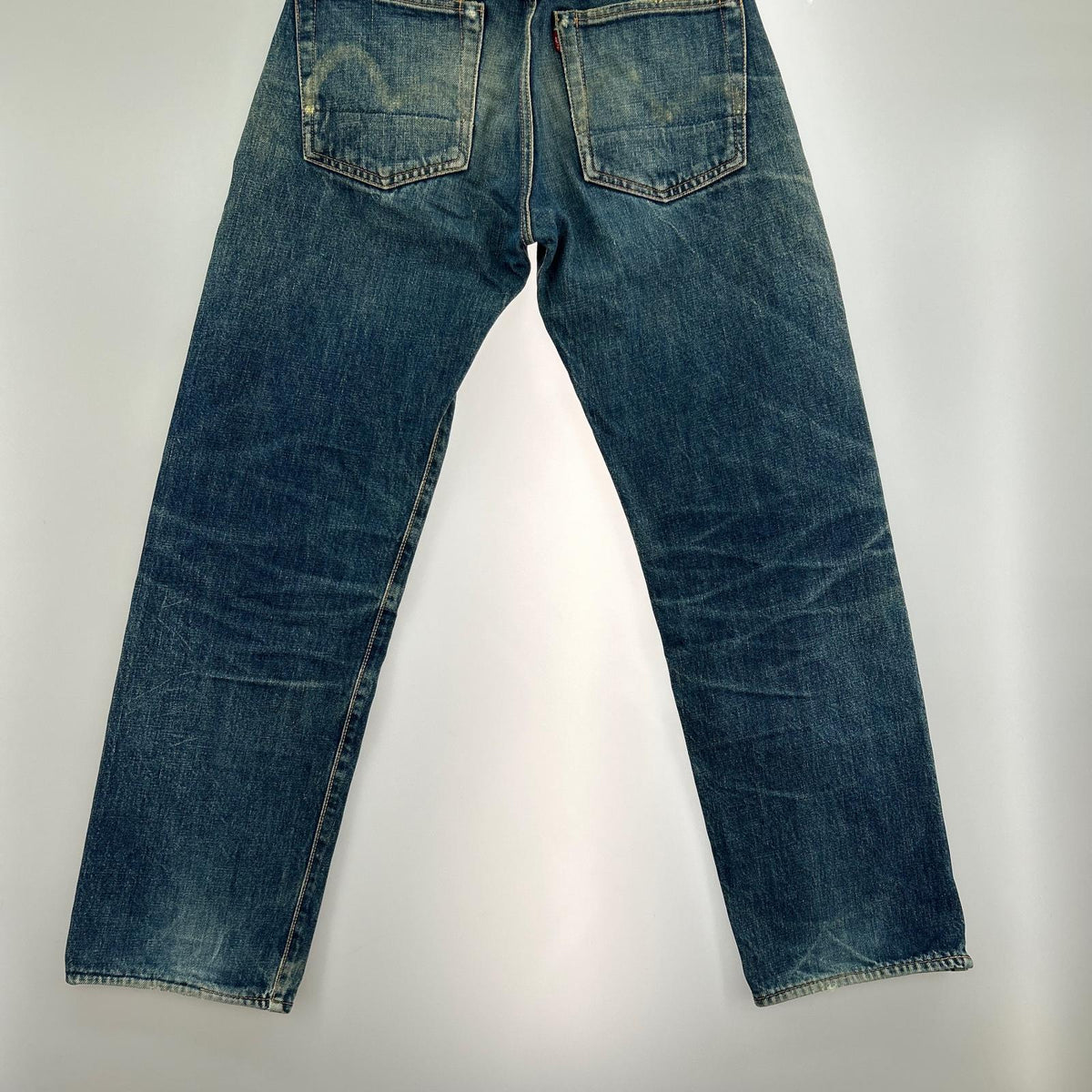 デニムパンツ 90s NO.2 2504XX 鯉釣りパッチ シンチバック W28 28 ブルー