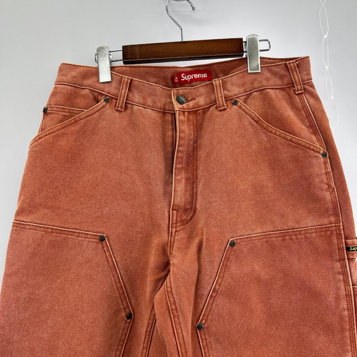 パンツ 24SS DOUBLE KNEE PAINTER PANT ORG W32 32 レッド