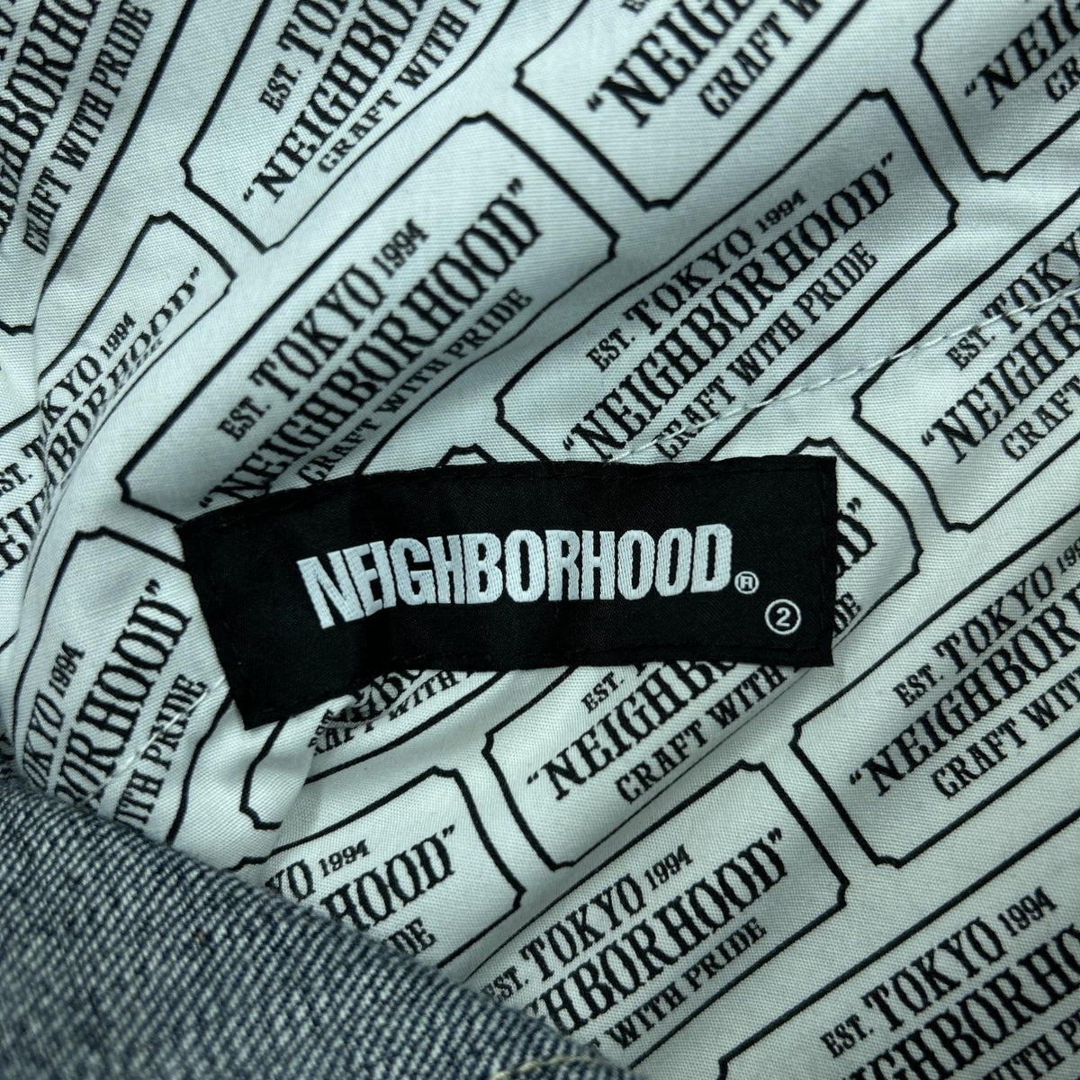 デニムパンツ NEIGHBORHOOD 20AW シンチバック デニム 202XBNH-PTM15 (S) S ブルー