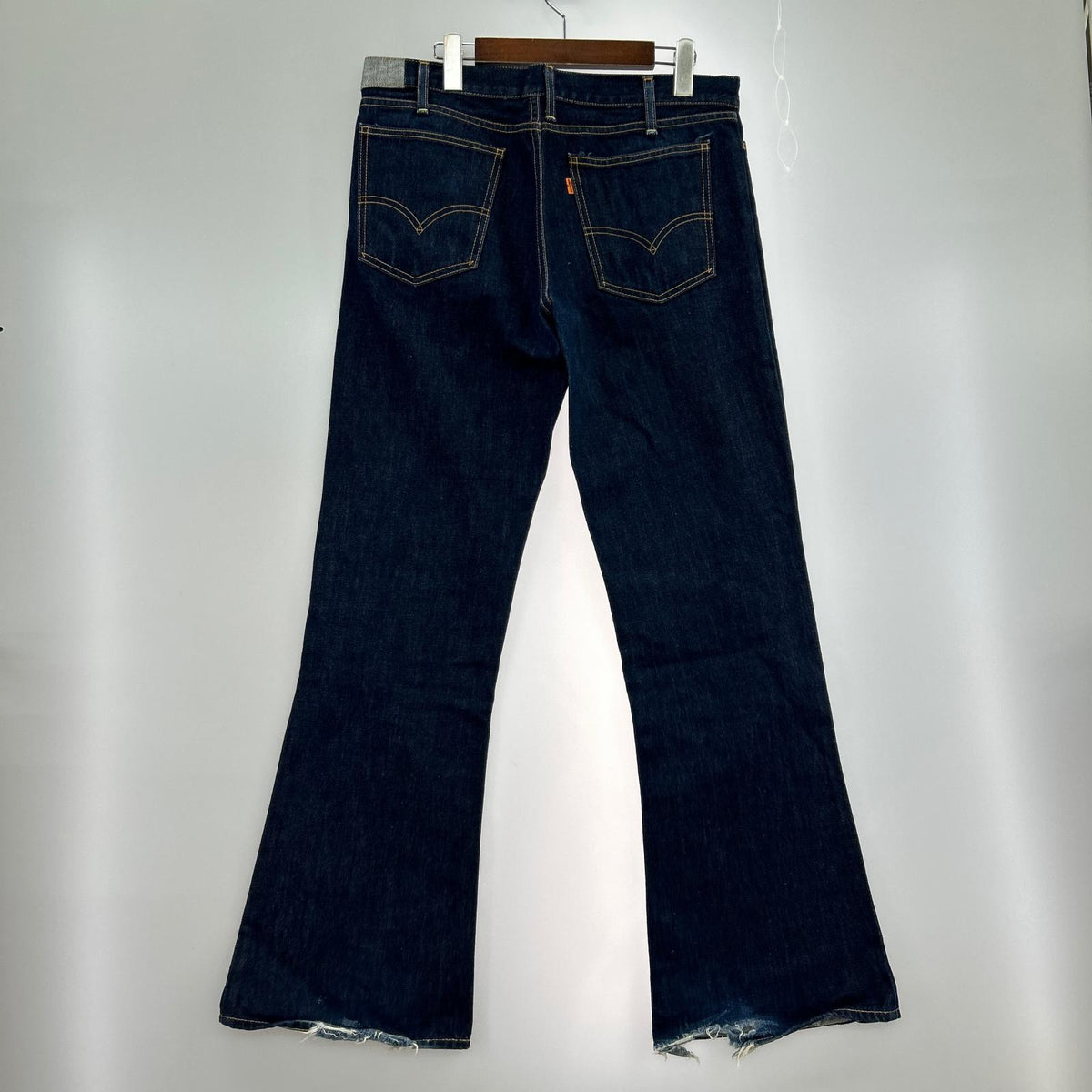 デニムパンツ 70646 ブーツカットデニム オレンジタブ 日本製 32 ネイビー