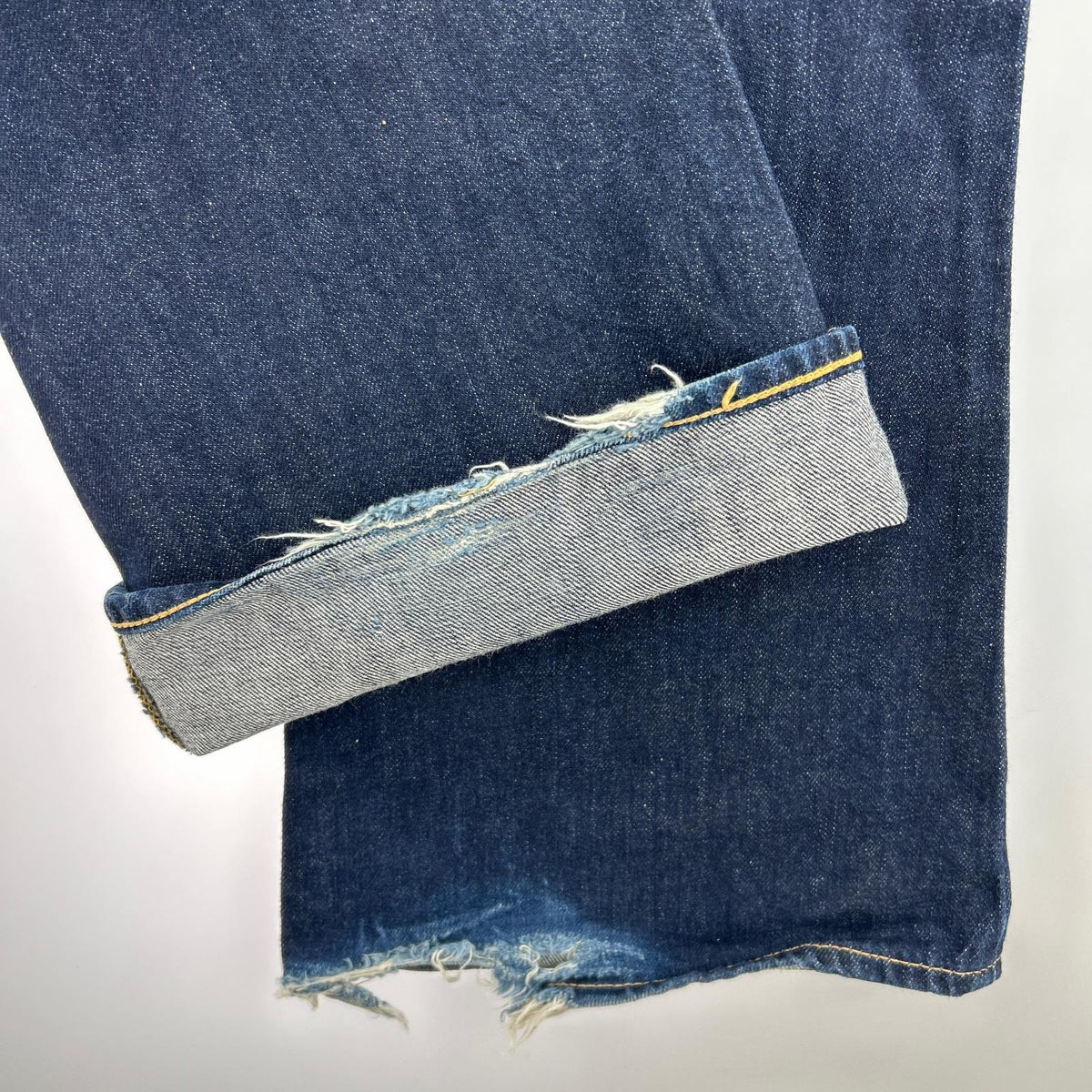 デニムパンツ 70646 ブーツカットデニム オレンジタブ 日本製 32 ネイビー