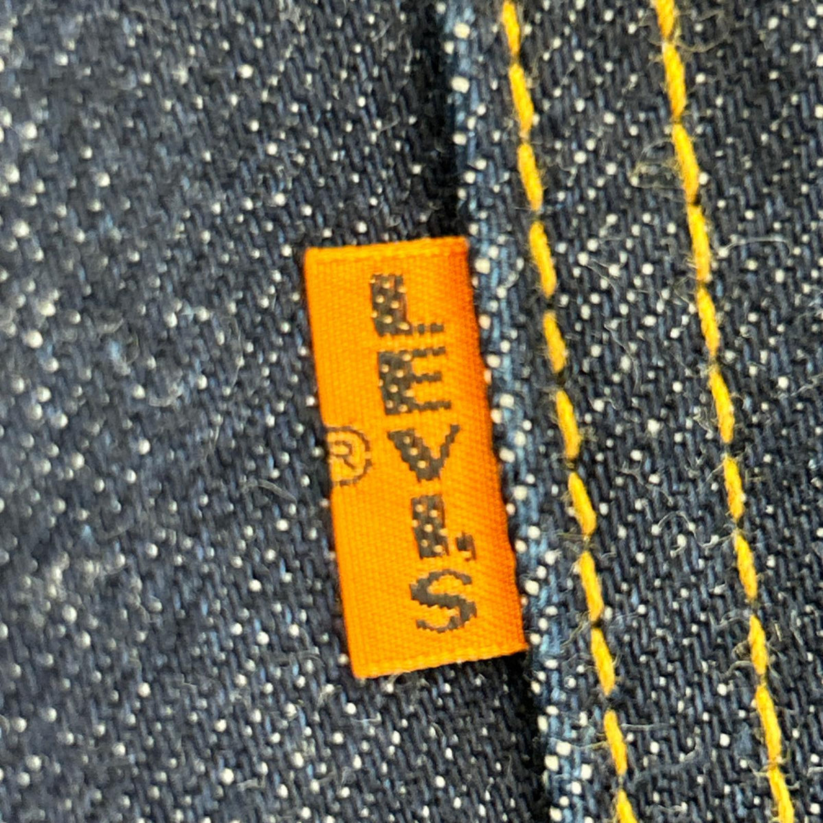デニムパンツ 70646 ブーツカットデニム オレンジタブ 日本製 32 ネイビー