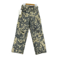 デニムパンツ 1981 u denim distressed monogram 青 XS