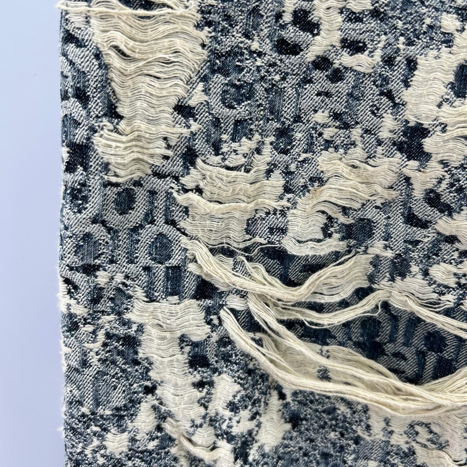 デニムパンツ 1981 u denim distressed monogram 青 XS