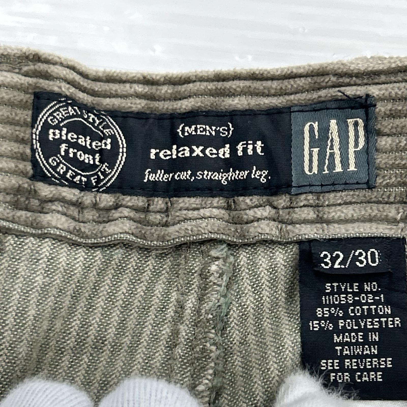 パンツ OLD GAP relaxed fit コーデュロイパンツ 茶 32 ブラウン
