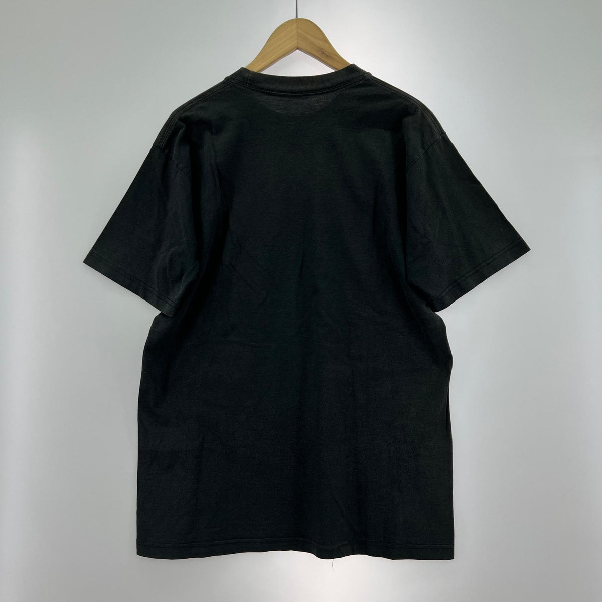 半袖Tシャツ 90s 紺タグ USA製 パロディロゴプリント 黒 M M ブラック