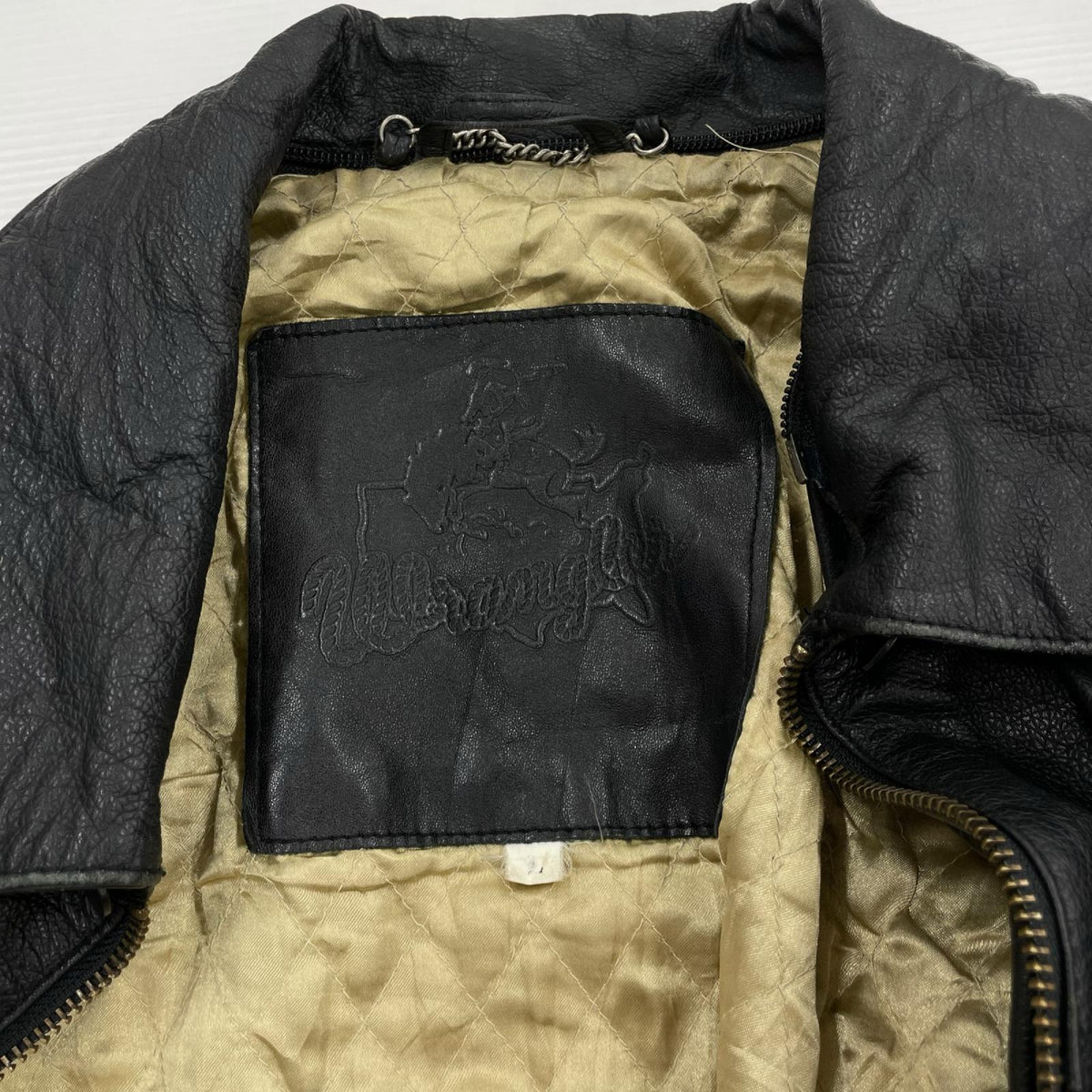 レザージャケット 90s JAMES DEAN製品 牛革 黒 ブラック