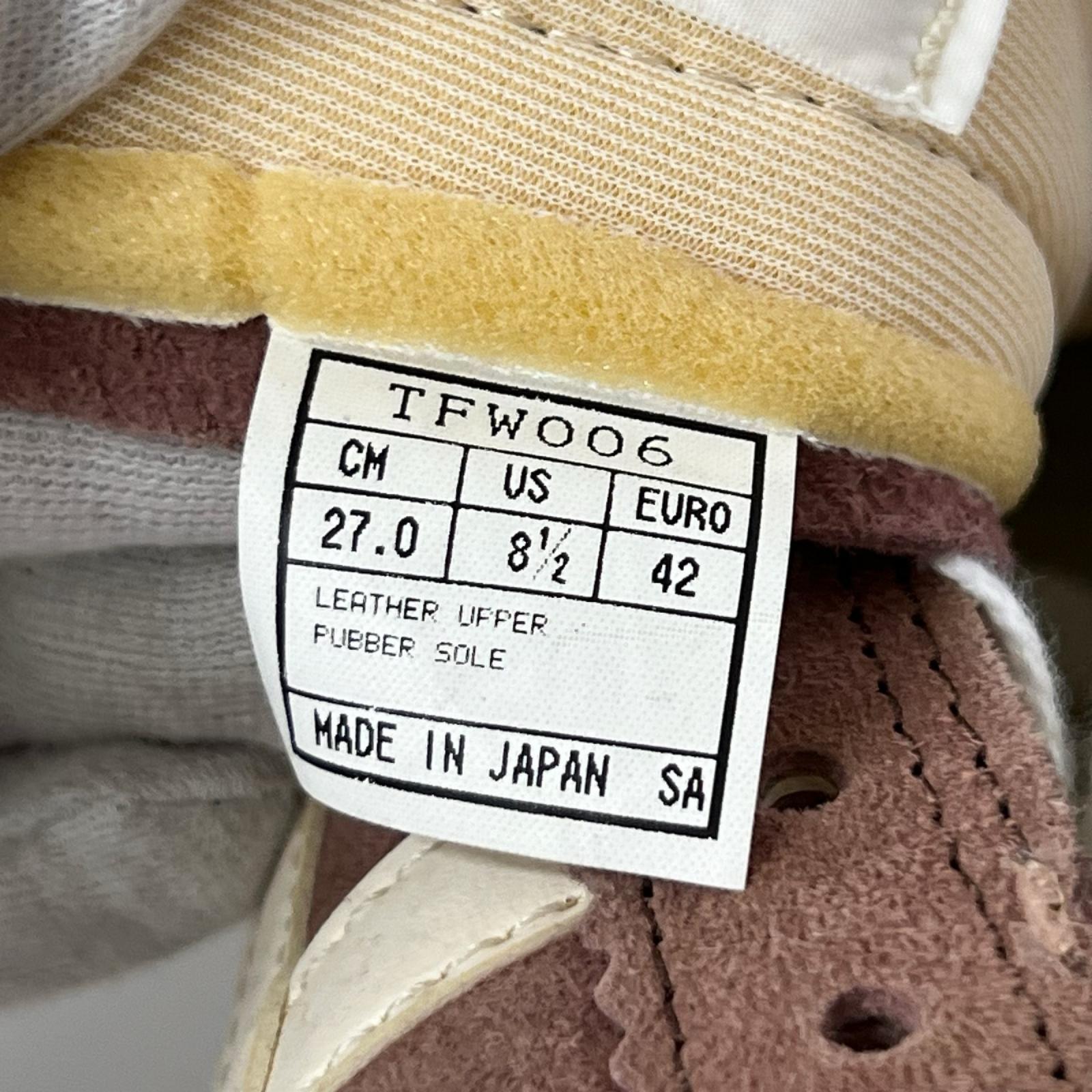 スニーカー 80s頃 asics Tiger スエード 27cm (US9 UK8 1/2 EU44) ブラウン