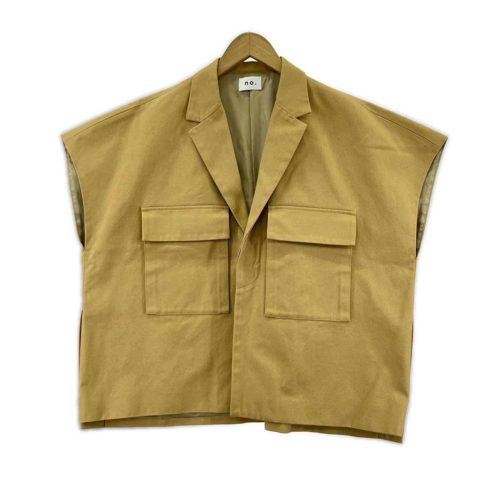 長袖シャツ no. 20SS NO SLEEVE JACKET ベージュ (2) 2 ベージュ