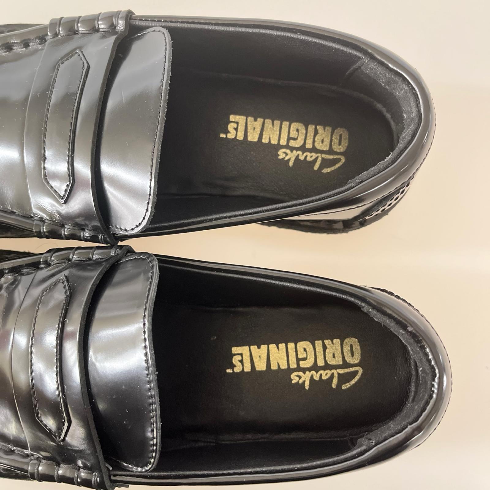 ブーツ ローファー 23514 ブラック