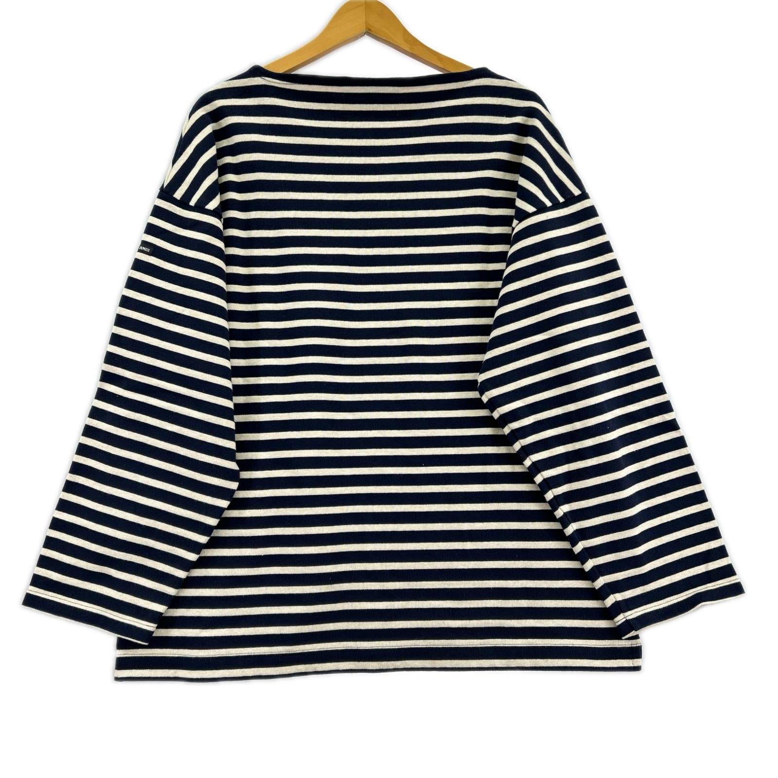 長袖Tシャツ ボーダー バスクシャツ ネイビー 5