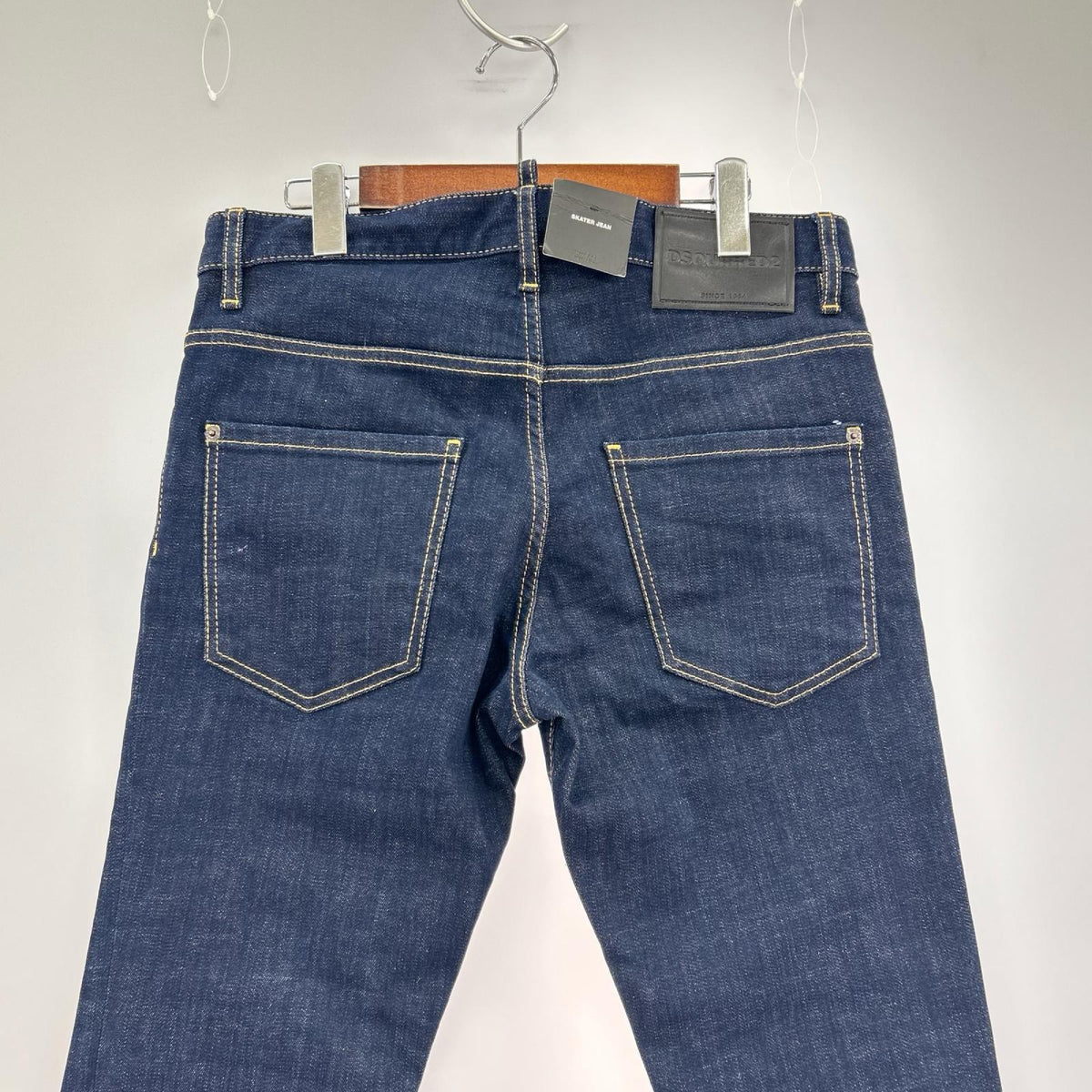 デニムパンツ DSQUARED2 SKATER JEANS インディゴ 46 ブルー