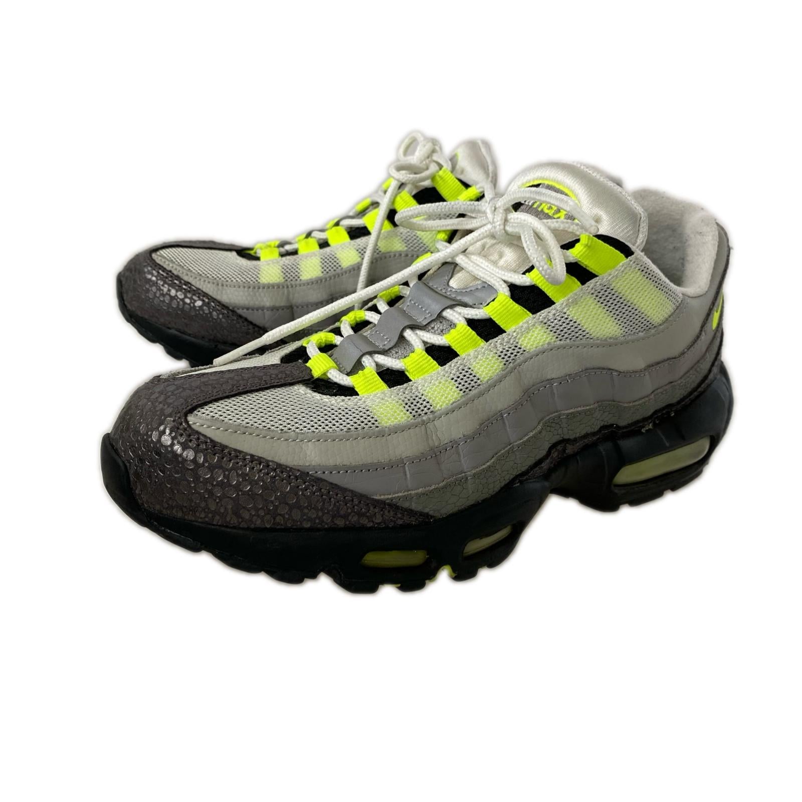 スニーカー 観賞用 AIR MAX 95 OG Neon Safari 759986-071 加水分解の可能性あり 27cm (US9 UK8 1/2 EU44) グレー