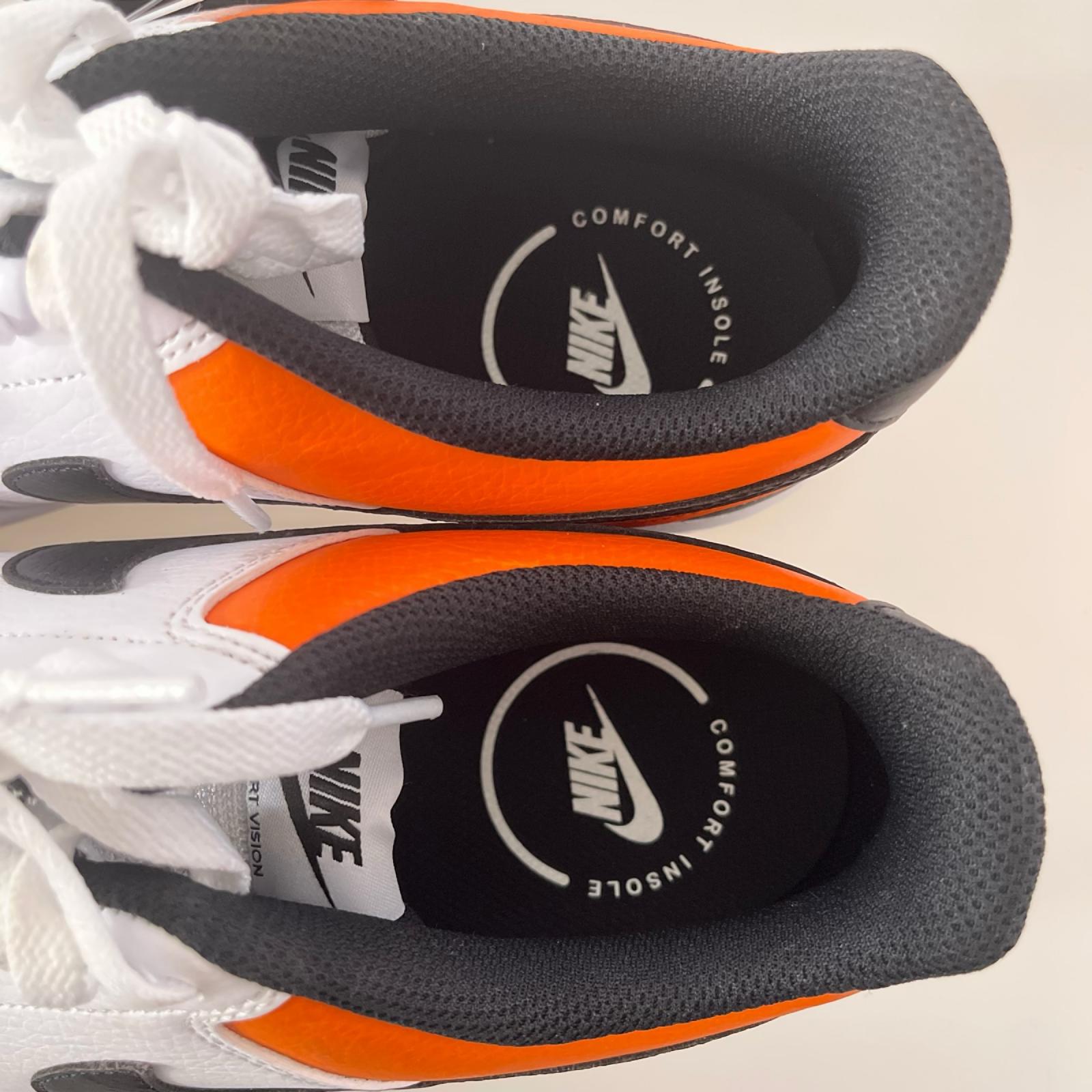 スニーカー コートビジョン IR0812-899 黒 オレンジ 27.5cm (US9 1/2 UK9 EU45)