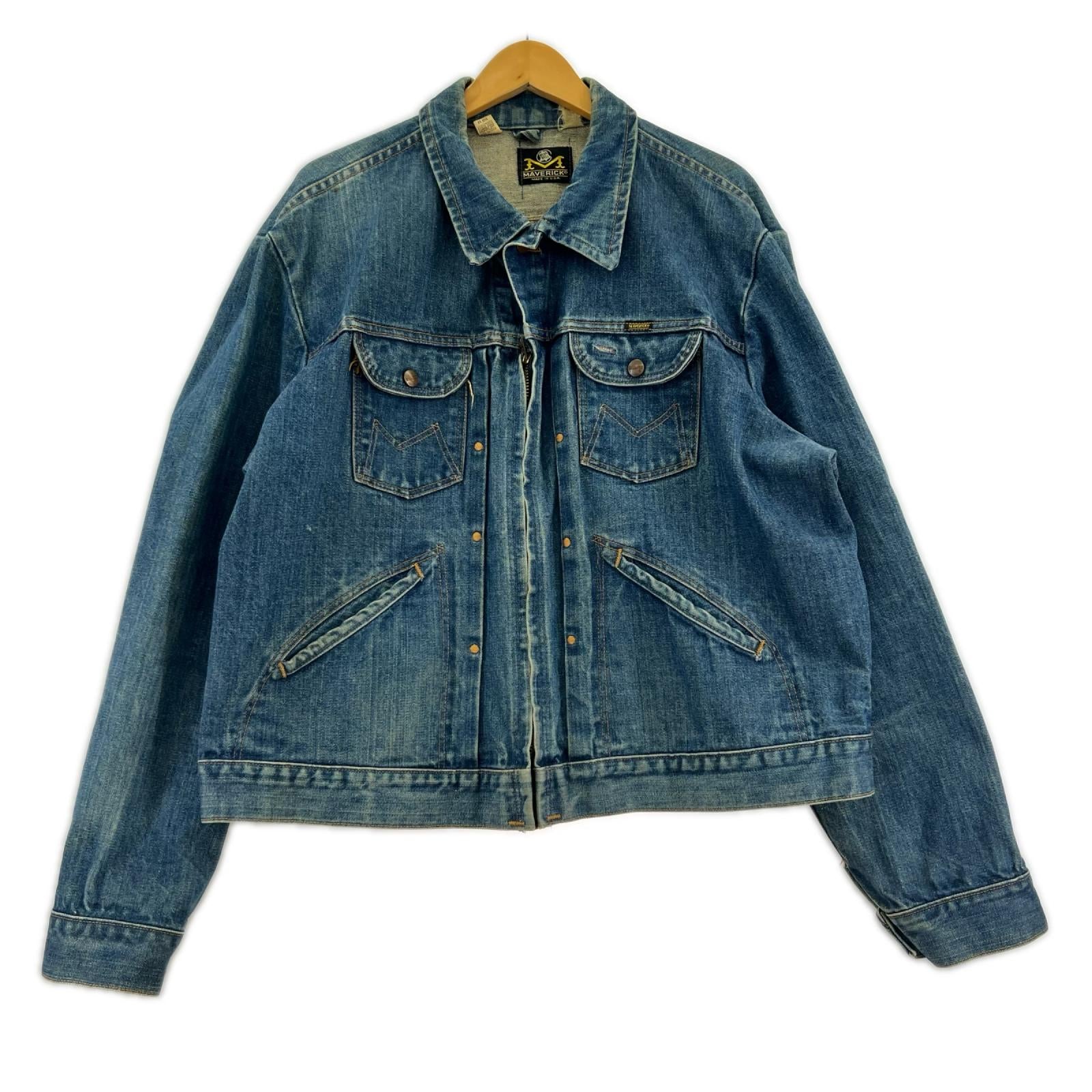 デニムジャケット 70s MARVERICK 50 50 ネイビー