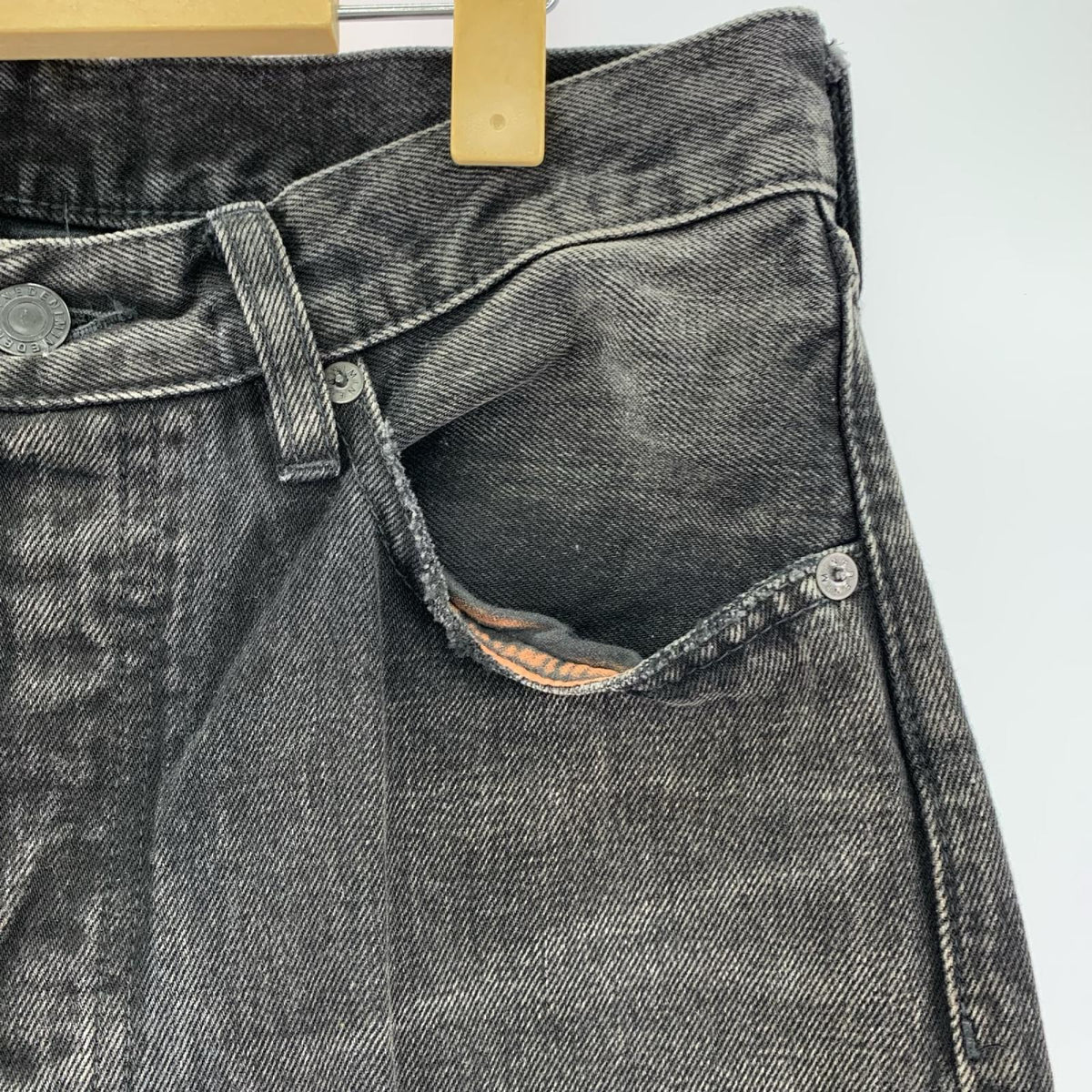 デニムパンツ 5P BLACK DENIM ブラック