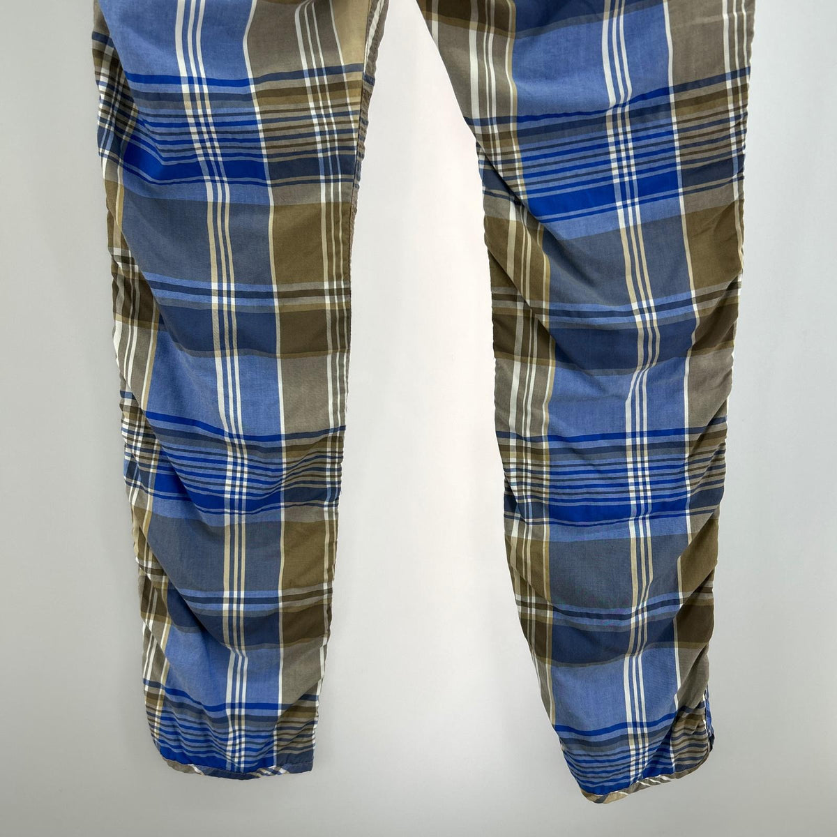 パンツ イージーチェックパンツ 茶 / 青 SIZE 1 1