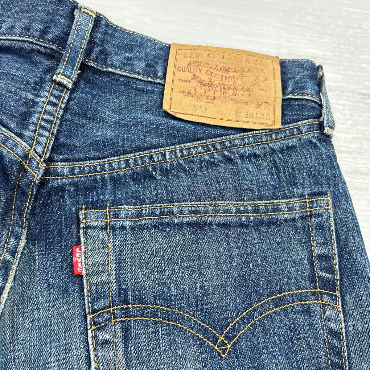 デニムパンツ 502 日本製 赤耳 W28
