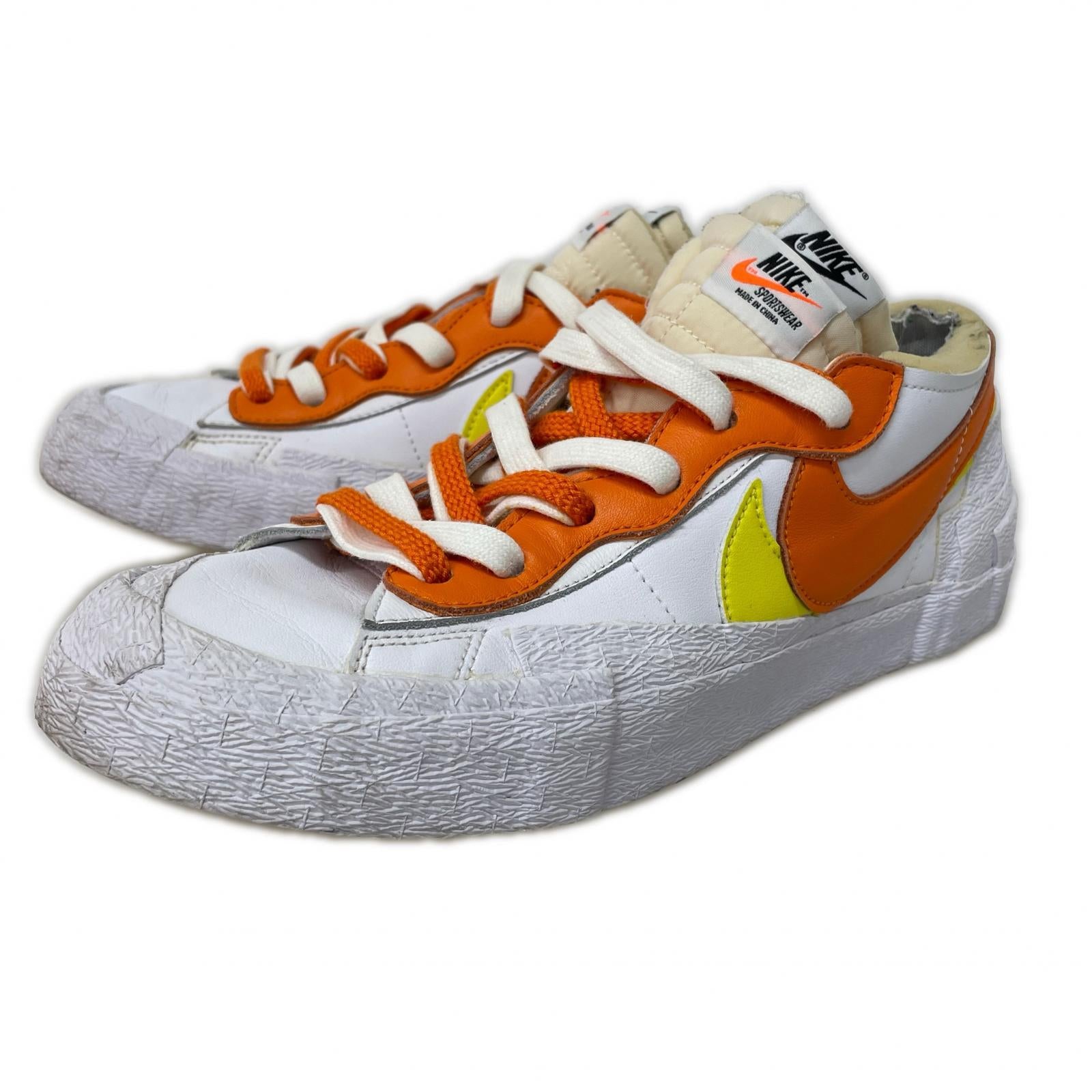 スニーカー ×NIKE BLAZER LOW MAGMA ORANGE 27.0cm 27cm (US9 UK8 1/2 EU44) ホワイト