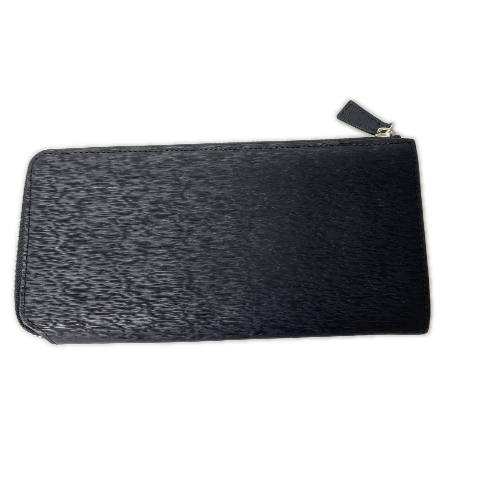 長財布 L字ジップ BLK ブラック
