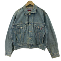 デニムジャケット 90s SPIRIT OF AMERICA ウォッシュ加工 (M) M ブルー