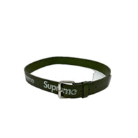 その他アクセサリー 22ss Repeat Leather Belt カーキ