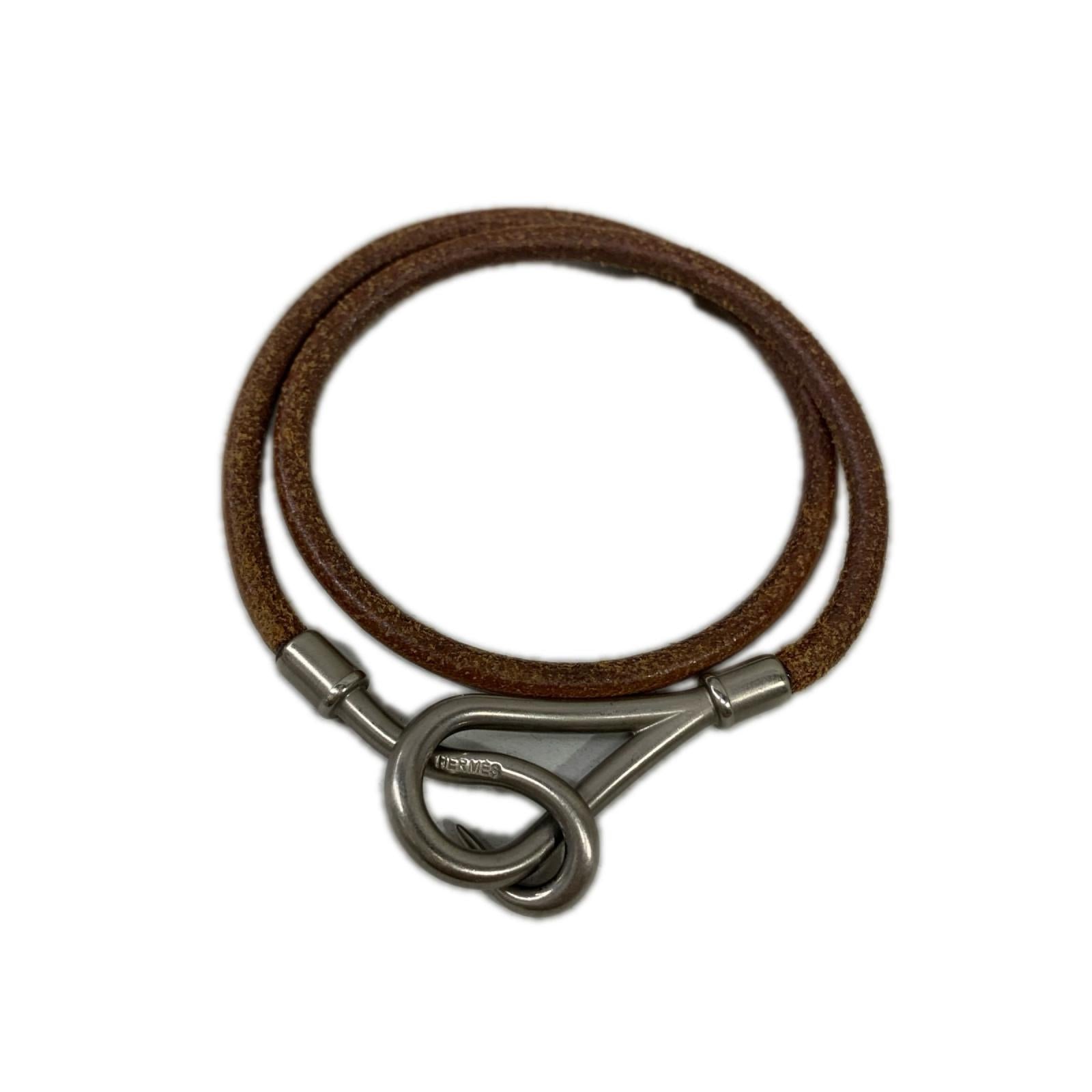 HERMES 2連フックブレスレット