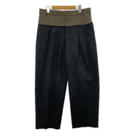 パンツ IRENE/Shadow Plaid Pants/切替/グレー 38