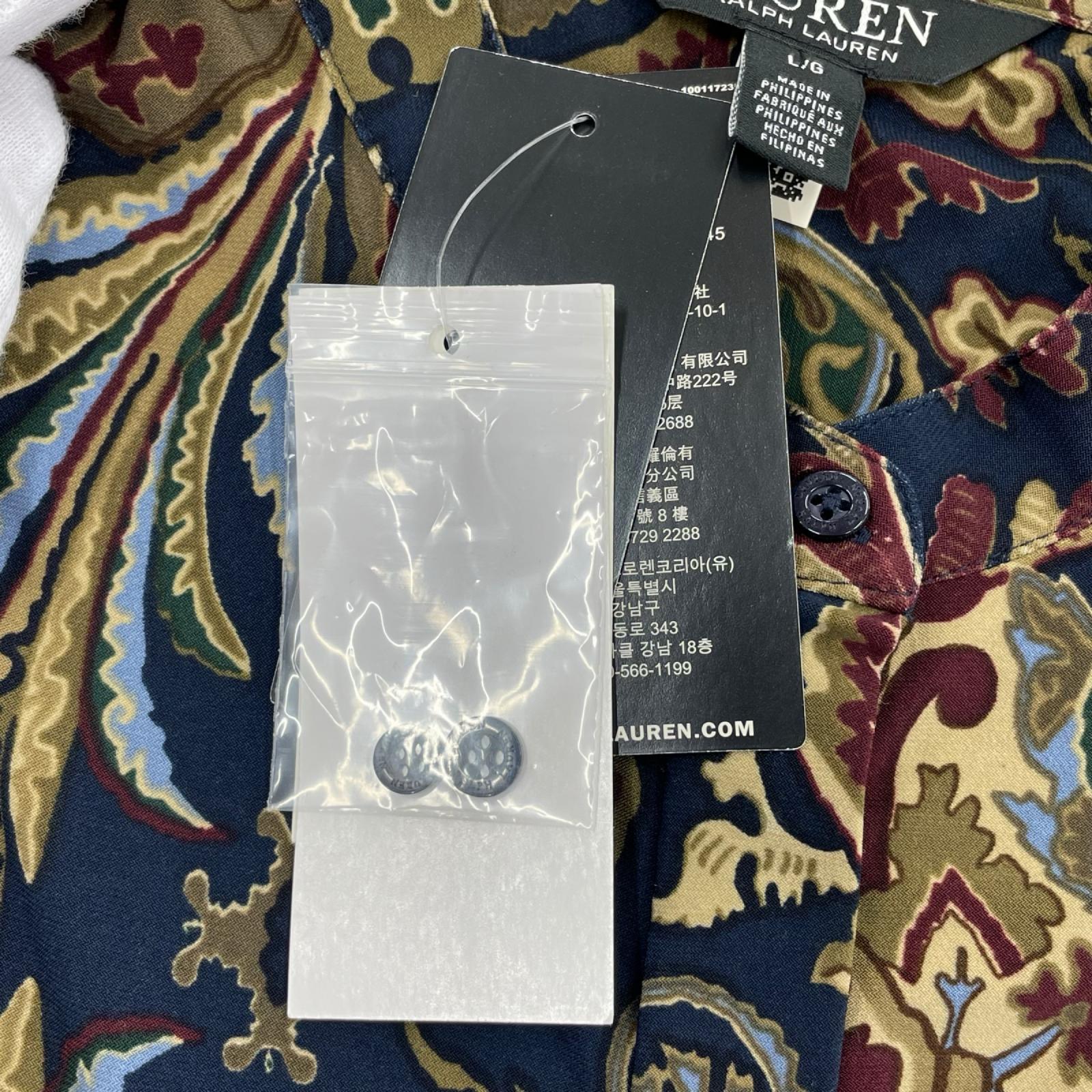 ワンピース LAUREN RALPH LAUREN/ペイズリー L ネイビー