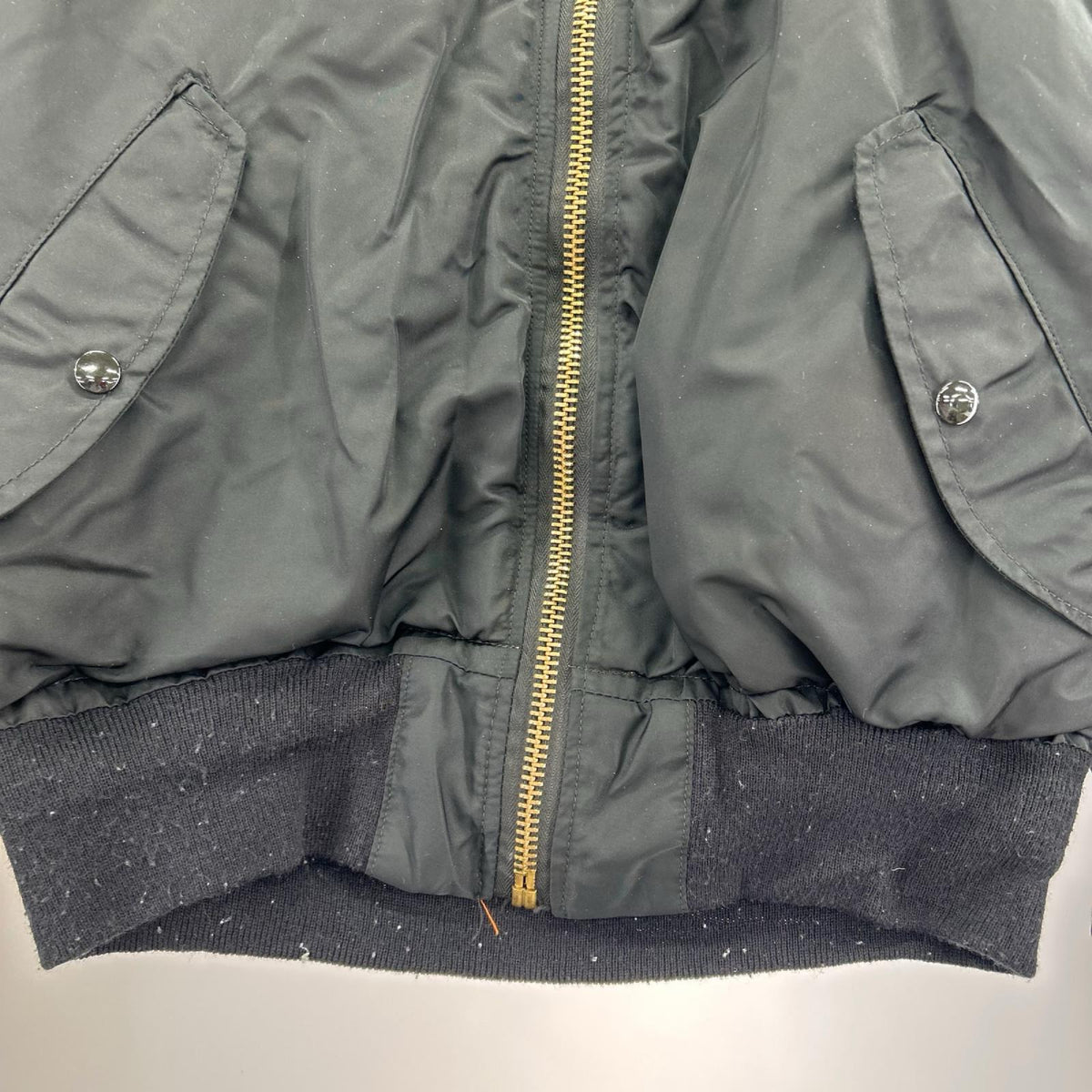 ジャケット GOLDEN MFG USA製 MA-1 ブラック(XS) ブラック