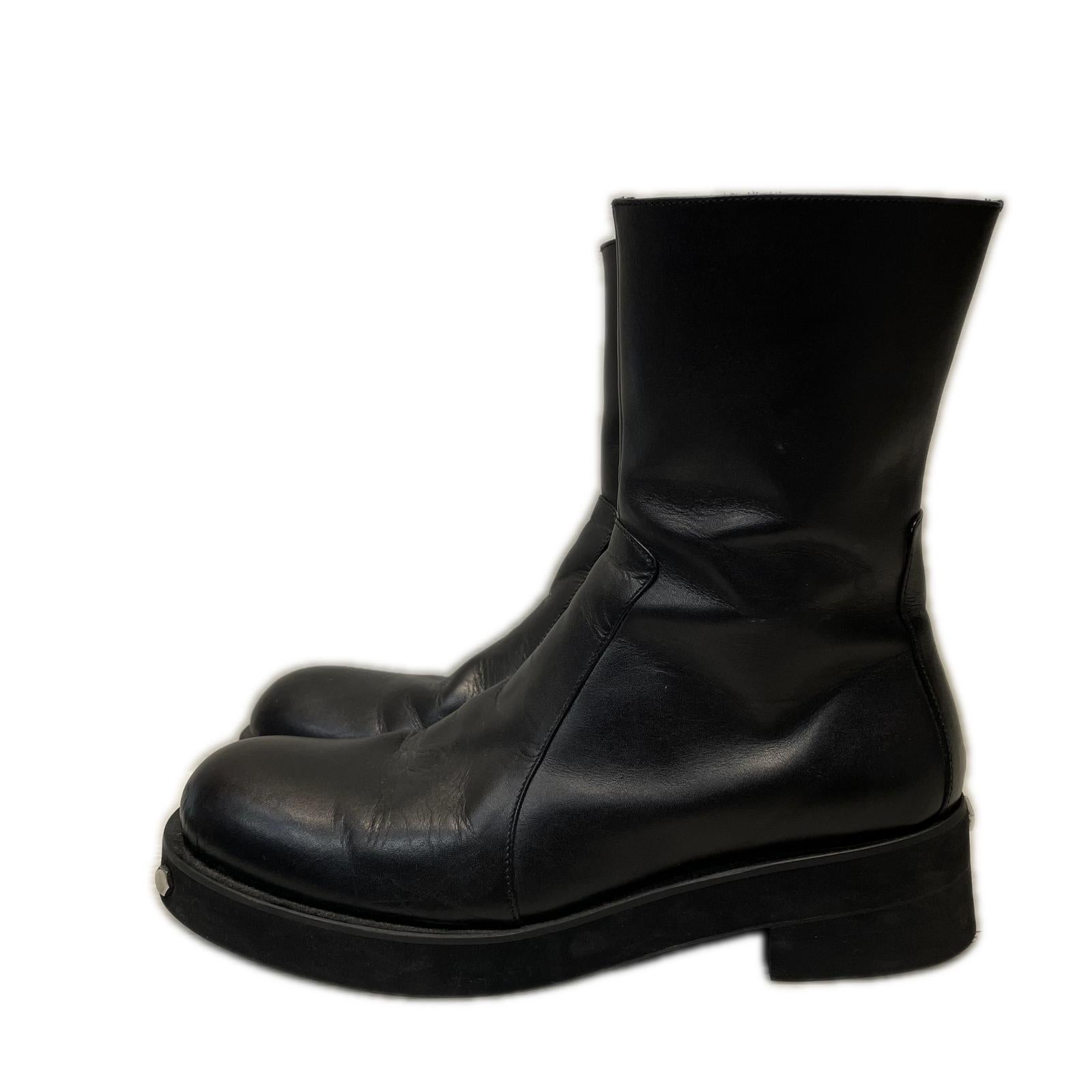 スニーカー OUAT BLACK ASTRO ZIP BOOTS 26cm (US8 UK7 1/2 EU42) ブラック