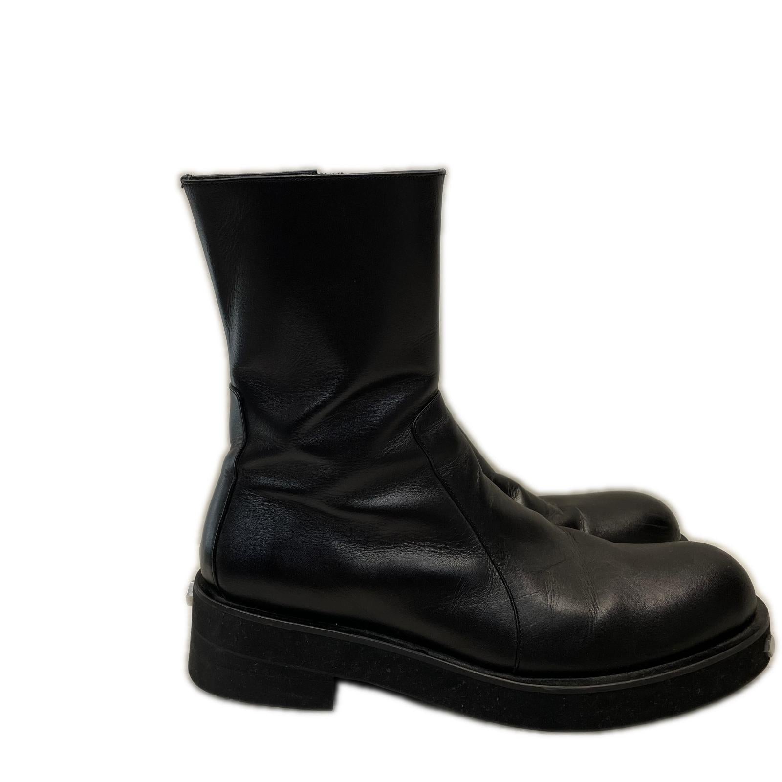 スニーカー OUAT BLACK ASTRO ZIP BOOTS 26cm (US8 UK7 1/2 EU42) ブラック