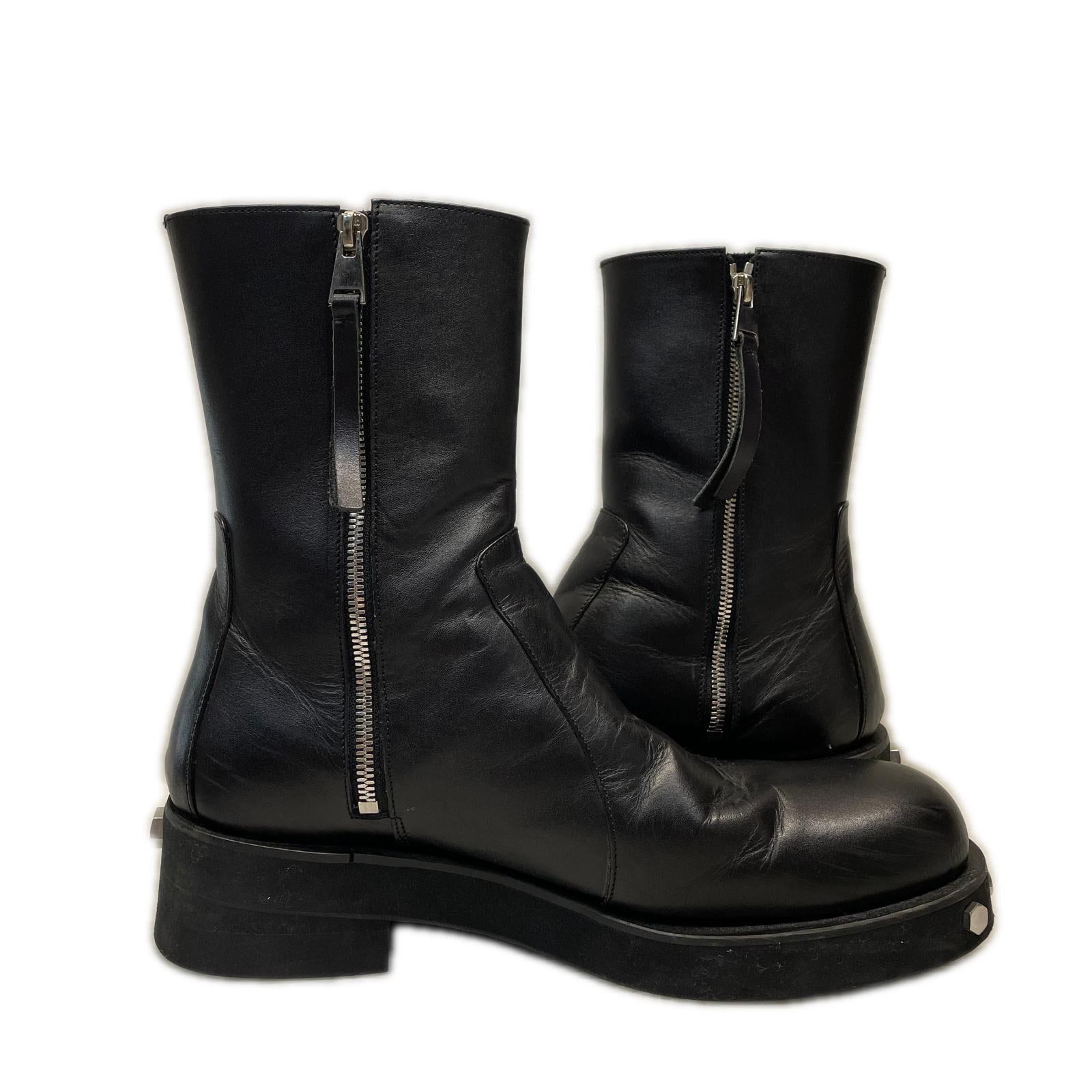 スニーカー OUAT BLACK ASTRO ZIP BOOTS 26cm (US8 UK7 1/2 EU42) ブラック