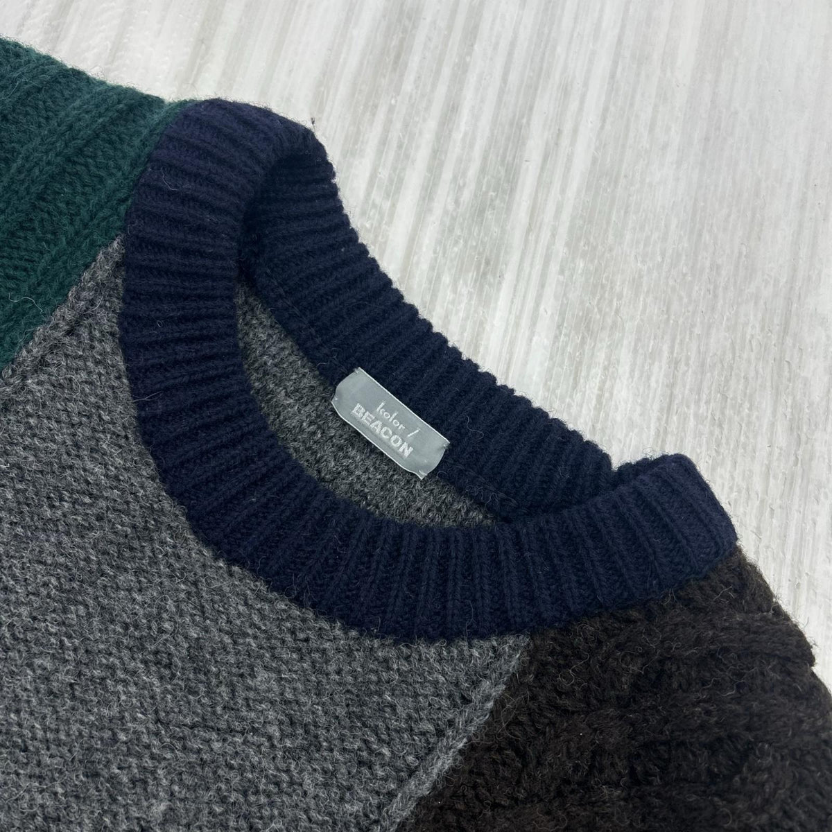 ニット 16AW BEACON ウール マルチカラー (3) 3 マルチカラー