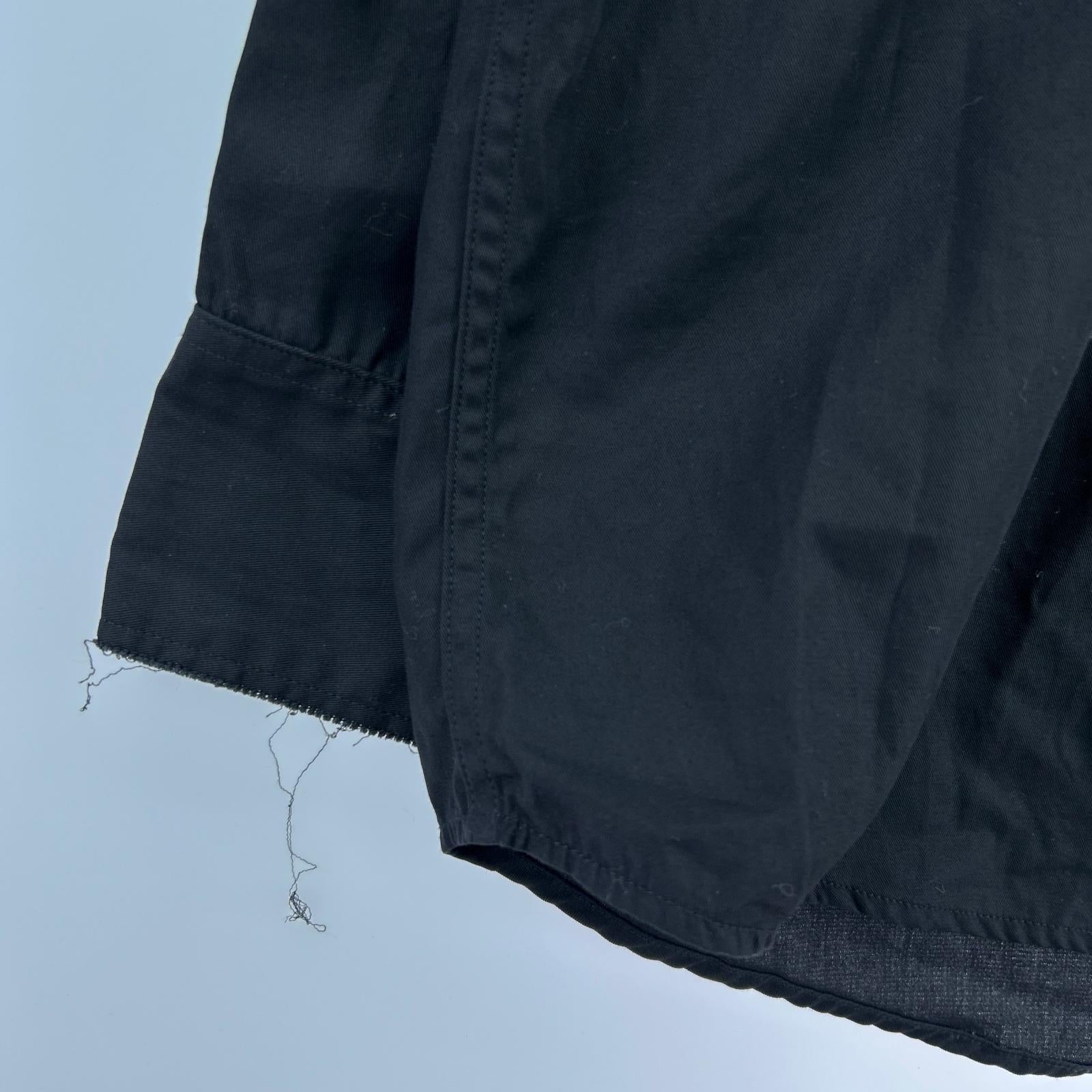 長袖シャツ 21SS STITCH WORK SHIRT 黒 (1) 1 ブラック