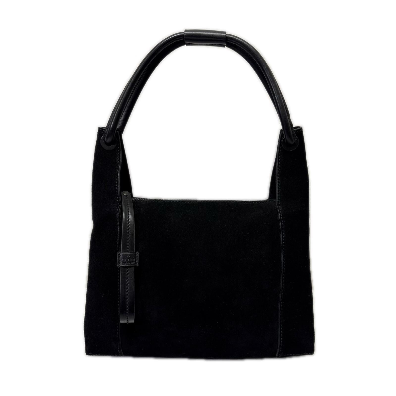 GUCCI/GGキャンバス スエード/ハンドバッグ/120886