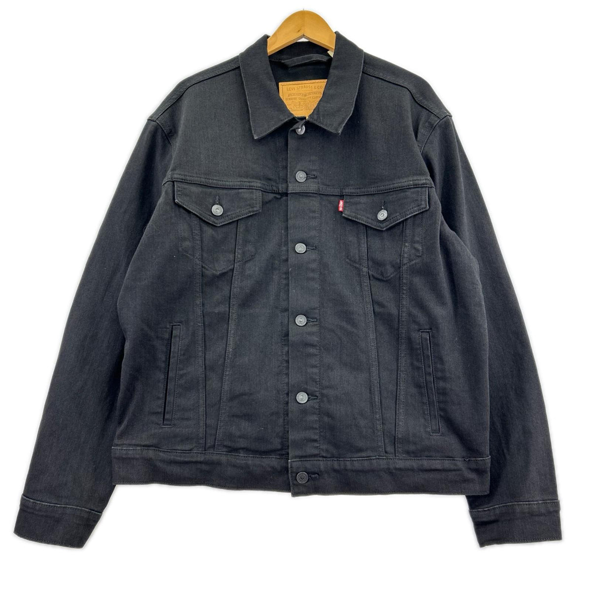 ジャケット premium trucker jacket 黒(L) L ブラック