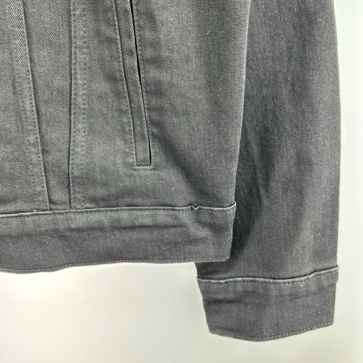 ジャケット premium trucker jacket 黒(L) L ブラック