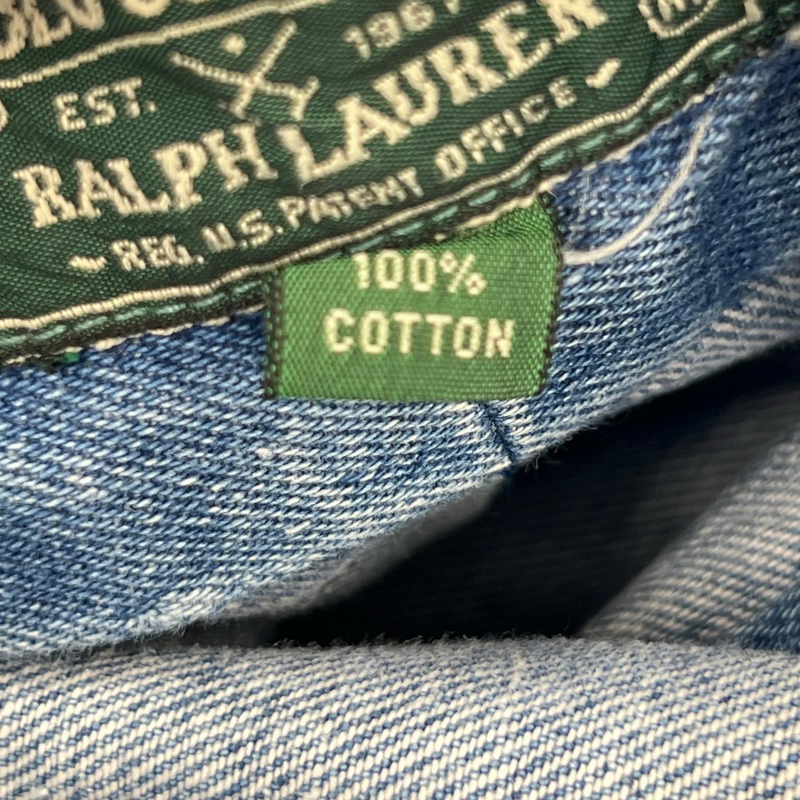 長袖シャツ POLO COUNTRY デニムシャツ M M ブルー