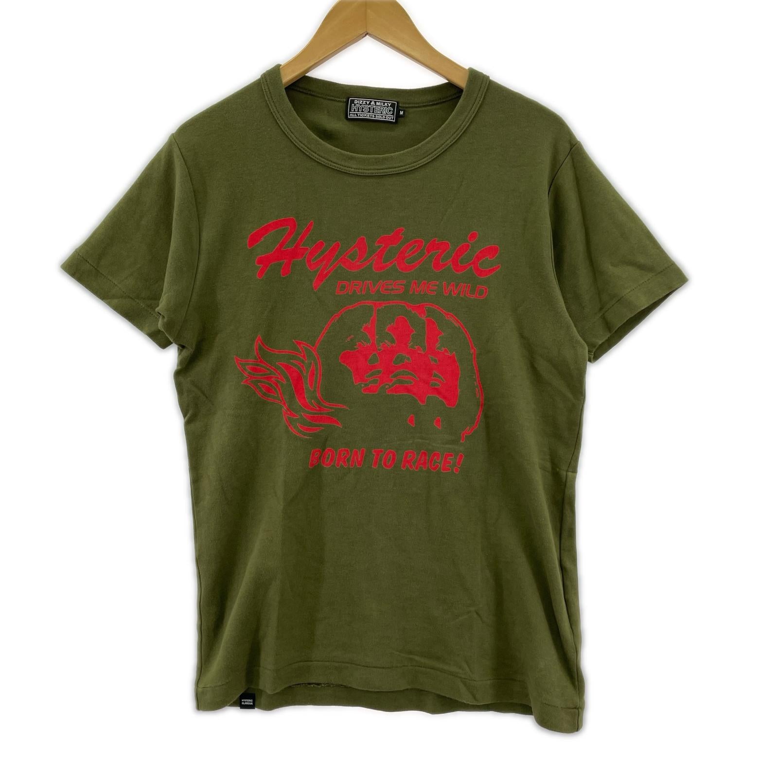 半袖Tシャツ BORN TO RACE カーキ (M) M カーキ