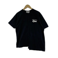 半袖Tシャツ CDG ロゴ 黒 (S) S ブラック