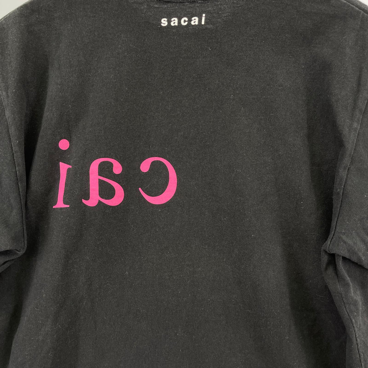 半袖Tシャツ 22SS 半纏ロゴプリント 黒 (1) 1 ブラック