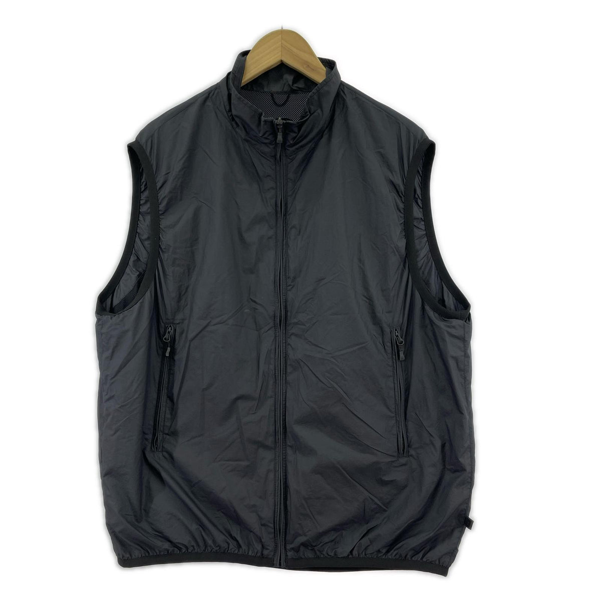 長袖シャツ TECH REVERSIBLE WIND SHIELD VEST 黒 M ブラック