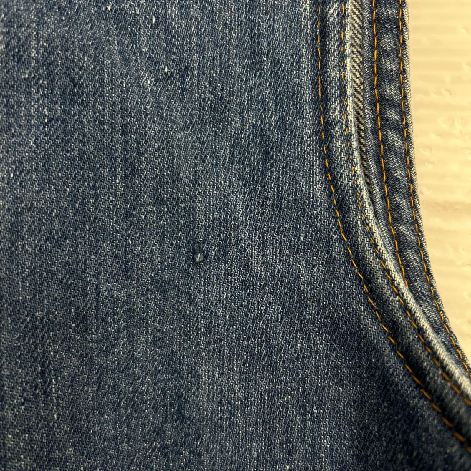 長袖シャツ 70s オレンジタブ USA製 デニムベスト M M ブルー