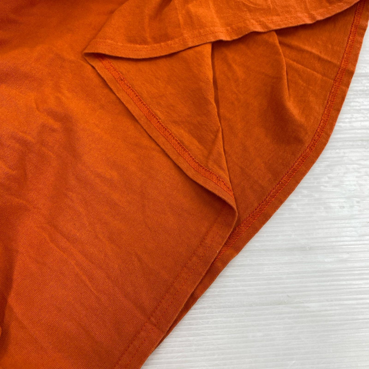 長袖Tシャツ 両面プリント (XL) オレンジ オレンジ