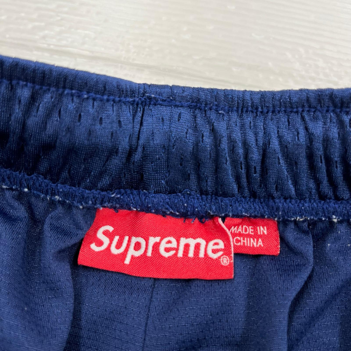 パンツ small box baggy mesh short S ブルー