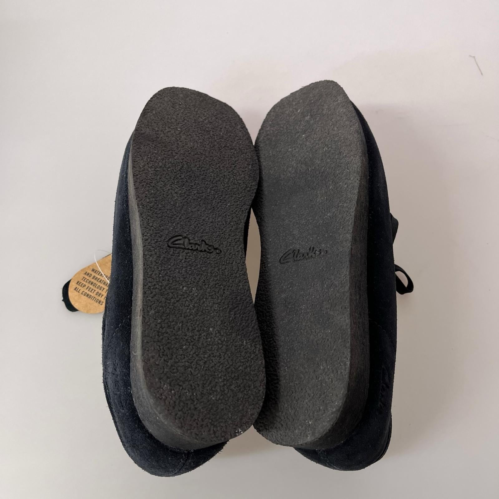 スニーカー clarks wallabee 2 wp 黒 26.5cm ブラック