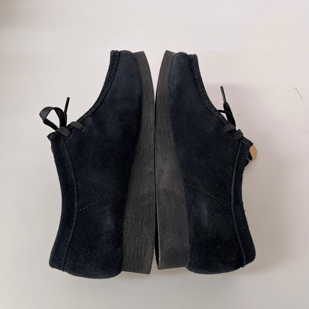 スニーカー clarks wallabee 2 wp 黒 26.5cm ブラック